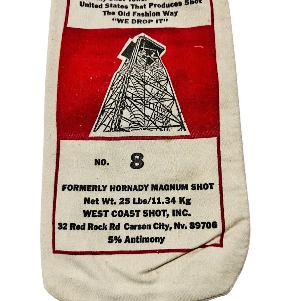WEST COAST PREMIUM MAGNUM SHOT #8 Vintage Canvas Ammo Bag Advertisement